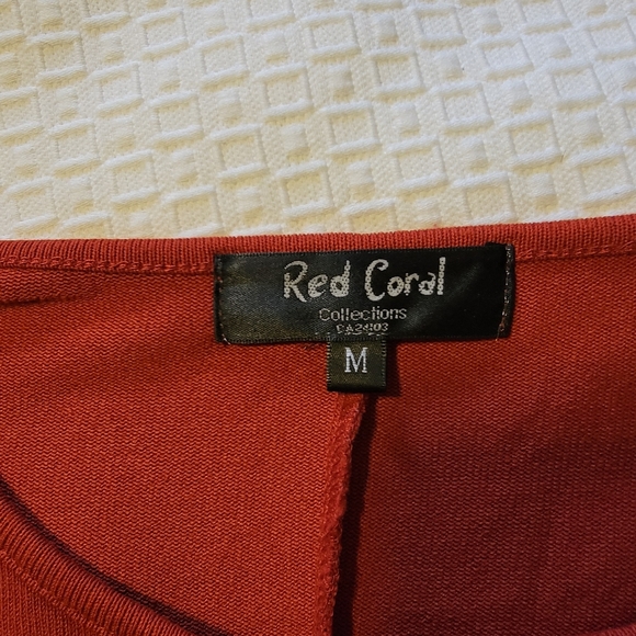 Burnt Orange Ladies dress top - Picture 2 of 5